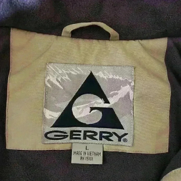 Gerry Men's Grey Insulated Jacket Snap Button & Zip Front & Side Pocket Size L - Picture 9 of 10